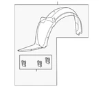 Gm Oem 05-10 COBALT,G5 Components-fender Liner 15289944. Fixed Price $77.56.