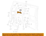 Gm Oem 03-25 Express 1500 Side Loading Door Lock Hardware-check Strap 15806151. Fixed Price $69.83.