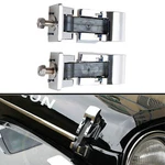 Pair Chrome Aluminum Hood Lock Latch Catch Set For 2007-2018 Jeep Wrangler Jk. Fixed Price $47.99.