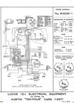 Austin Classic Car Wiring Diagrams 1920 & 1930 37 Total. Fixed Price $15.95.