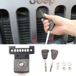 Anti-theft Center Hood Lock Latch Assembly With Keys For Jeep Wrangler Jk 2007+. Fixed Price $52.69.