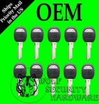 Lot Of Ten (10) Oem Gm Logo Door Trunk "h" Key Blank Strattec 595198. Fixed Price $48.44.