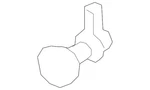 Genuine Volkswagen Lock 5GM-867-054. Fixed Price $30.39.