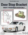 1982-1991 Genuine Porsche 944 Door Stop Bracket Right Side 92853741802. Fixed Price $25.47.