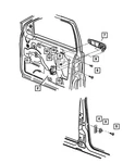 Genuine Mopar Front Door Latch Right 55363472AG. Fixed Price $185.31.