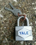Vintage 1940S 50S Yale Lock With Keys Usa *came Off Military Trunk. Fixed Price $42.49.