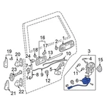 For Honda Cr-v 1997-2001 72165SR3J11 Rear Left Door Lock Actuator Motor. Fixed Price $375.38.