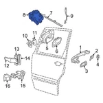 For Volvo V70 1998-2000 8628224 Front Right Door Latch Assembly. Fixed Price $411.72.