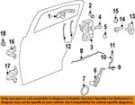Chrysler Oem Rear Door-lock Actuator Motor 4589697AD. Fixed Price $187.20.