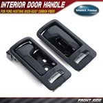 2X Front Side Interior Door Handle Carbon Fiber Look Ford Mustang 2005-2007. Fixed Price $57.79.