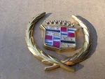 96 99 Cadillac Fleetwood Brougham Sail Panel Gold--crest & Wreath Emblem-super. Fixed Price $29.95.