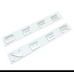 Silver 2011-2025 Defender Emblem Badge Front Hood Car Refitting Logo Decal Kit. Fixed Price $29.98.