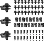 Ohleats 70 Pcs Car Engine Under Cover Splash Shield Guard Body Bolts, Auto Bumpe. Fixed Price $10.14.