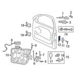For Dodge Durango 2011-2026 4589140AA Left Door Lock Striker Plate Spacer. Fixed Price $19.99.