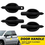 Left Right Rear Front Black Outer Door Handle For 2004-2011 Mitsubishi Endeavor. Fixed Price $24.99.