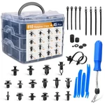 Gooacc 855PCS Car Push Retainer Clips & Auto One Size, 810 + 41 Tools. Fixed Price $38.63.