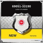 Genuine 1997-2001 Toyota Camry Lock Cylinder 69051-33190. Fixed Price $86.49.
