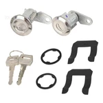 Pair Door Lock Cylinder With 2 Keys Ford Silver Tone. Fixed Price $20.53.