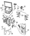 Genuine Mopar Latch Presenter Left 68014963AA. Fixed Price $60.33.