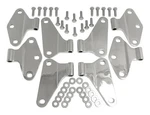 Crown Automotive RT34069 Polished Stainless Steel Hood Hinge Set (body Side. Fixed Price $200.69.