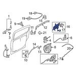 For Mazda 2006-2015 C23573350 Rear Left Sliding Door Lock Actuator. Fixed Price $66.68.