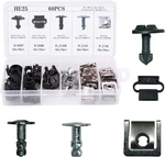 60PCS Engine Undertray Cover Clips Bottom Metal Screw Bolt Kit For Audi Vw. Fixed Price $18.99.