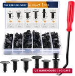 Gooacc 146PCS Nylon Bumper Shield & Double End Xmas Tree Retainers Clip. Fixed Price $21.98.