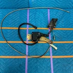 87 91 Volvo 780 Bertone Trunk And Fuel Door Release Cable With Vacuum Actuator. Fixed Price $89.00.