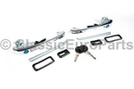Chrome Outer Door Handle Set For Vw Golf Rabbit Jetta Caddy Scirocco MK1 MK2. Fixed Price $99.99.