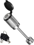 Trailer Tongue Coupler Lock Dia 1/4", 2-1/2" Span Fit Latch-type Chromed. Fixed Price $10.99.