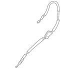Genuine Honda Latch Assembly Cable 72616-TK8-A01. Fixed Price $14.14.