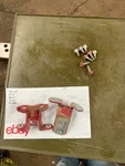 2010-2015 Toyota Prius Passenger Rear Right Side Door Upper & Lower Hinge Set. Fixed Price $30.00.