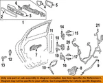 Gm Oem 24-26 Acadia,enclave,traverse Rear Door Lock Hardware-latch 13546555. Fixed Price $50.44.