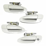 Outside Door Handle Set 4PCS For 2002-2006 Nissan Altima QX3 Satin White DS189. Fixed Price $73.63.