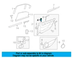 Mercedes-benz C-class W204 Rear Right Door Lock Knob Bezel A20473704579051. Fixed Price $14.25.