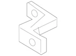 Genuine Audi Door Hinge 4H0-831-402. Fixed Price $138.00.