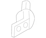 Genuine Mitsubishi Upper Hinge 5702A063. Fixed Price $50.68.