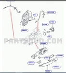 2013 Land Rover LR4 Rear Door Lock Latch LR013893. Fixed Price $89.99.