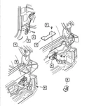Genuine Mopar Hood Latch 4580730AG. Fixed Price $52.29.