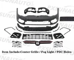 Front Bumper Cover Gti Style Conversion Replacement For 2022-2024 Vw Golf MK8. Fixed Price $569.00.