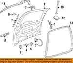 Chrysler Oem 08-20 Cv Lift Gate Hardware-latch 4589581AL. Fixed Price $172.00.