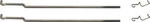 1955-57 Chevrolet Bel Air; Door Lock Rods; 2 Hardtop; Pair. Fixed Price $12.99.