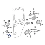 For Jeep Wrangler 2018-2025 68349633AC Rear Left Door Check Strap. Fixed Price $15.52.