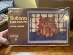 Teddy Bear Latch Hook Kit Sultana 20" X 27" 79338 Usa Vintage New Sealed. Fixed Price $19.99.