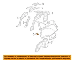 Gm Oem 02-17 Caprice Quarter Panel Inner Structure Rails-striker Plate 12450792. Fixed Price $20.20.