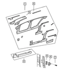 Genuine Mopar Door Latch Striker Spacer 55075483. Fixed Price $12.45.