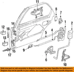 Chrysler Oem 93-94 Concorde Rear Door Lock Hardware-check Arm 4897830AA. Fixed Price $46.29.