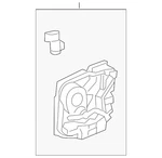 Genuine Mitsubishi Door Lock Actuator Motor 5715A726. Fixed Price $368.67.