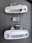 00-05 Toyota Celica Oem Ext Door Handles Pair W/ Matching Key+cyl Silver Color!. Fixed Price $220.00.