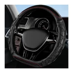 Mtrps Car Steering Wheel Cover, Anti-slip Breathable Black. Fixed Price $14.00.